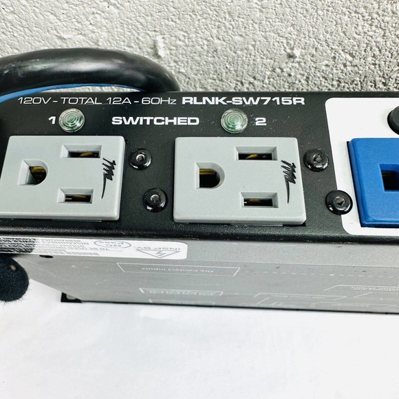 Middle Atlantic Products RLNK-SW715R-NS Rack Link Controlled Power Switch TESTED - Picture 5 of 8